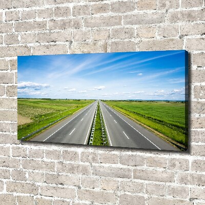 Tableau sur toile Autoroute