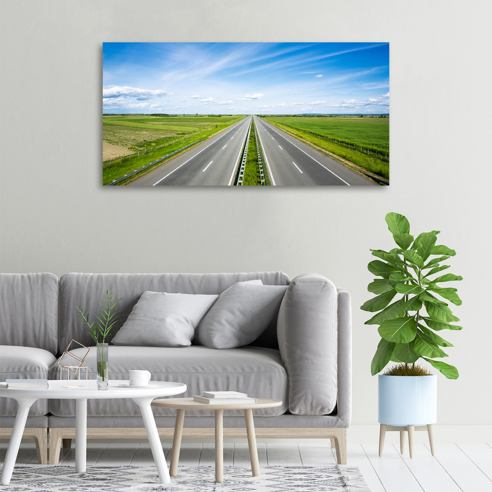 Tableau sur toile Autoroute