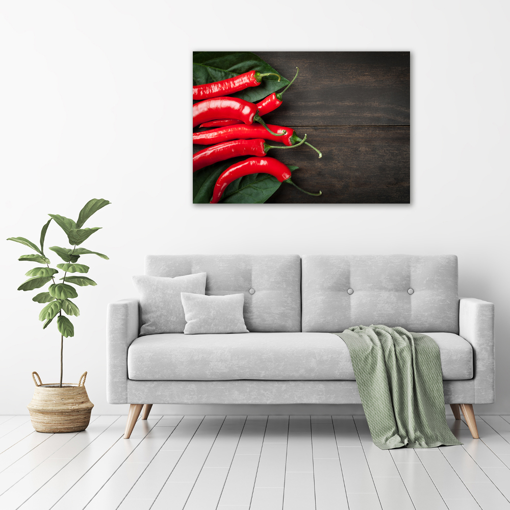 Tableau sur toile Piments