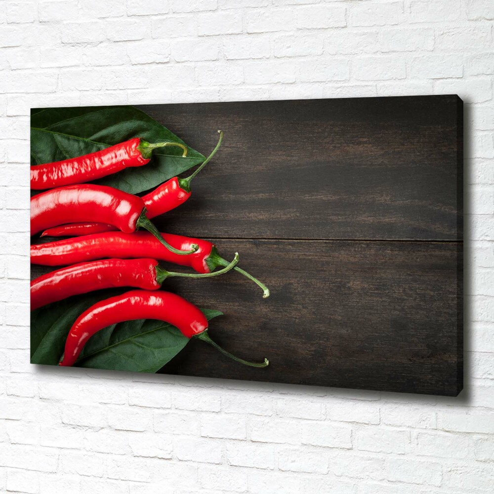 Tableau sur toile Piments