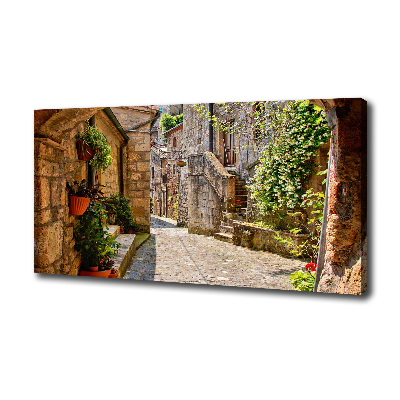 Tableau imprimé sur toile Ruelle de charme