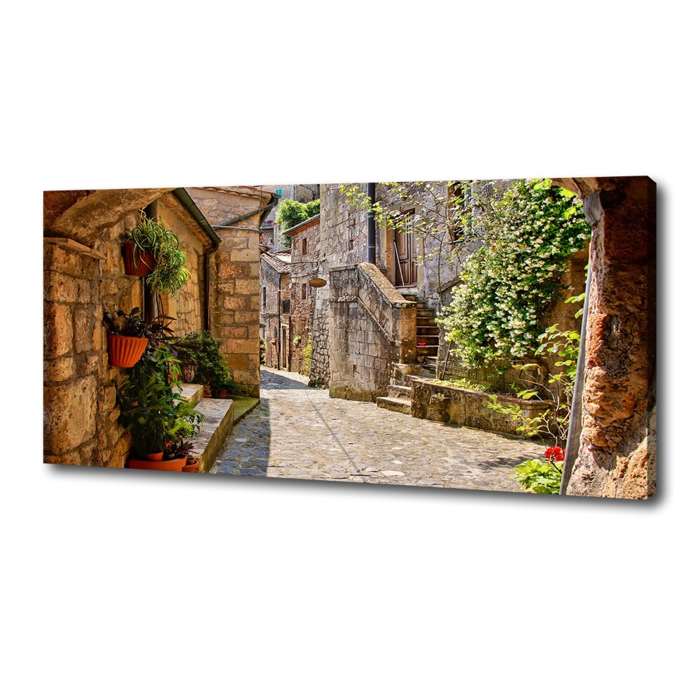 Tableau imprimé sur toile Ruelle de charme