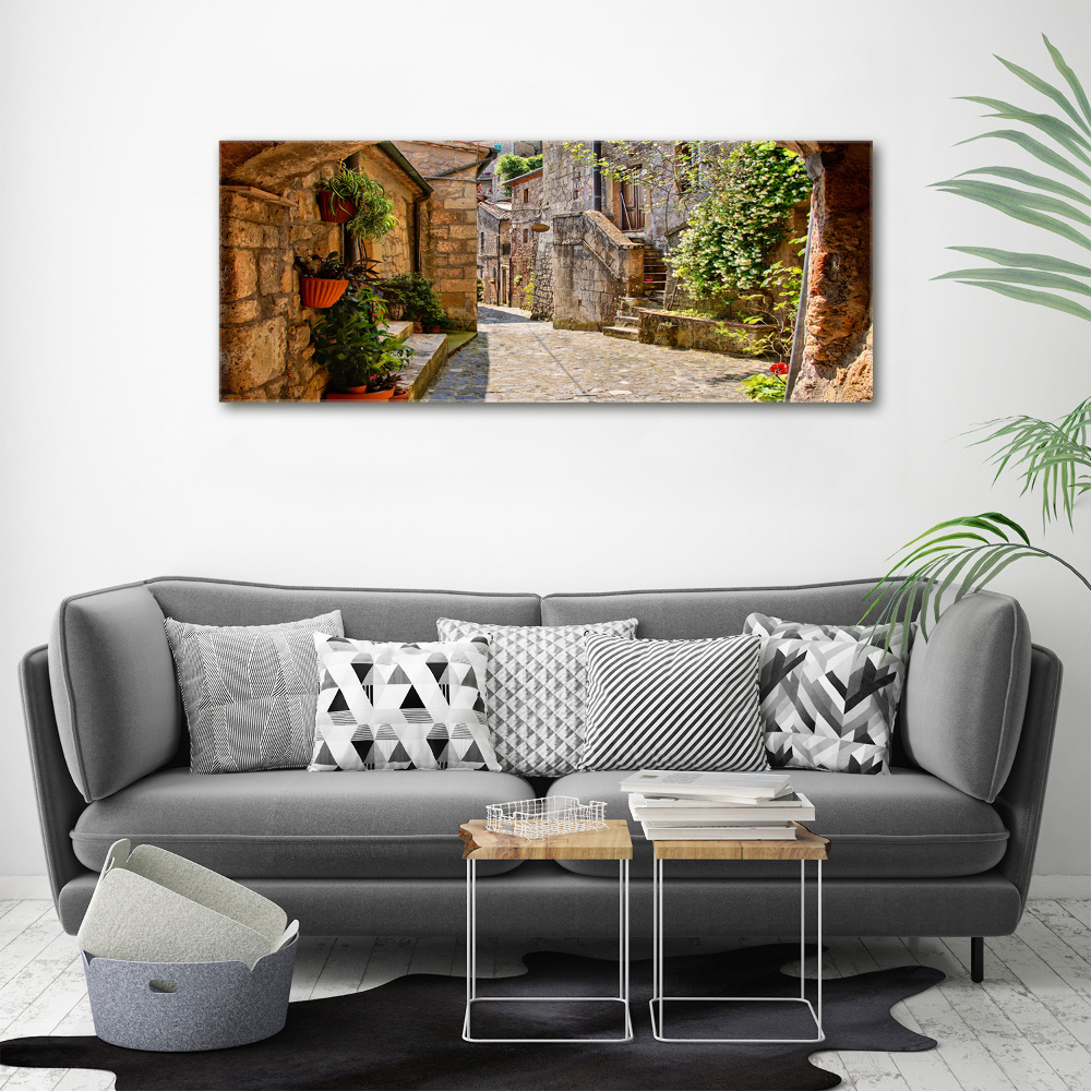 Tableau imprimé sur toile Ruelle de charme