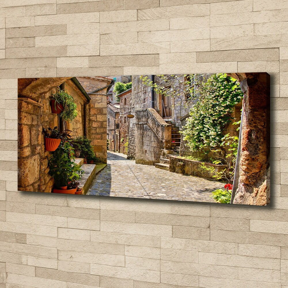 Tableau imprimé sur toile Ruelle de charme