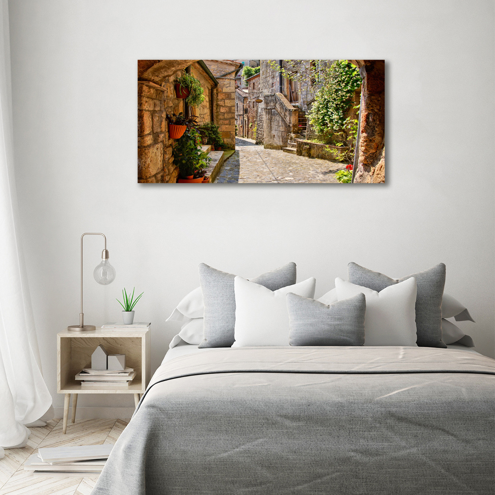 Tableau imprimé sur toile Ruelle de charme