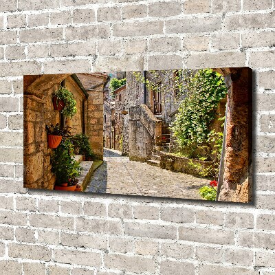 Tableau imprimé sur toile Ruelle de charme