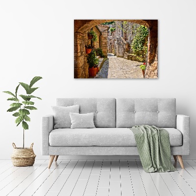 Tableau imprimé sur toile Ruelle de charme