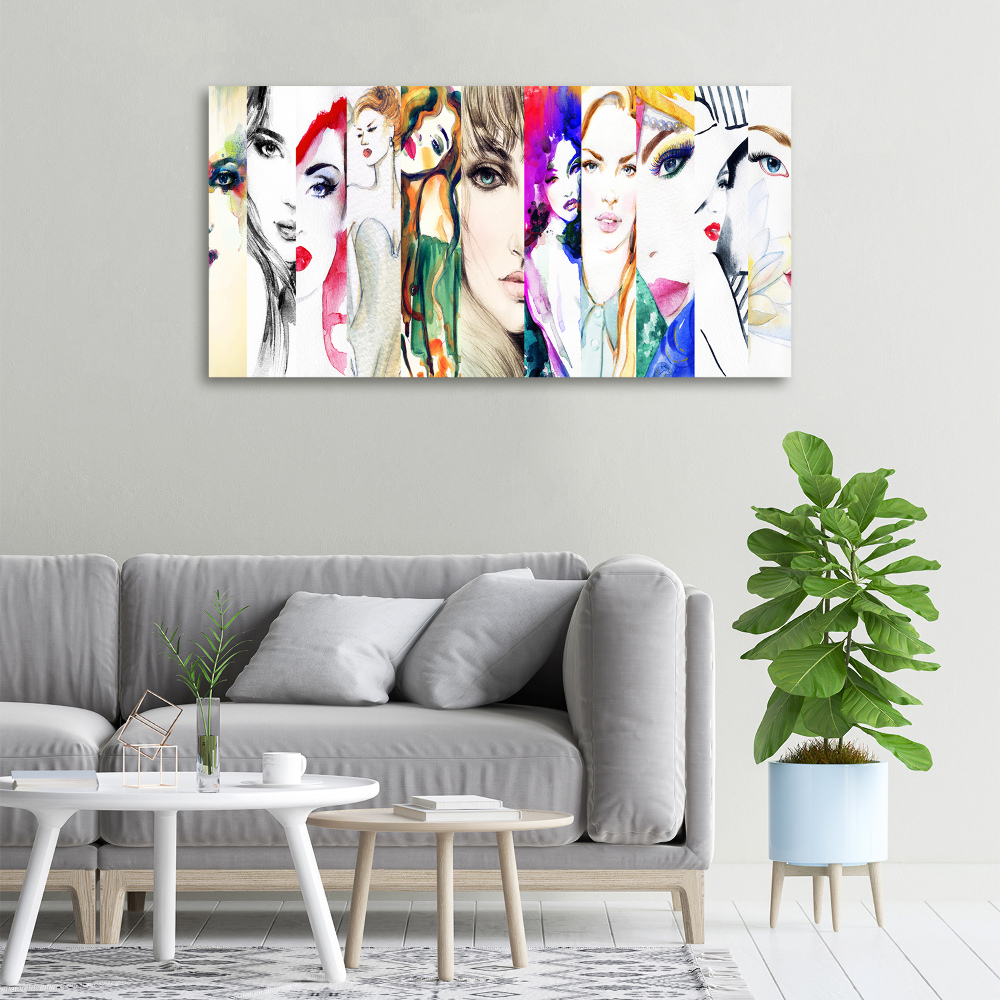 Tableau sur toile Portraits de femmes