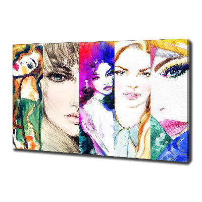 Tableau sur toile Portraits de femmes