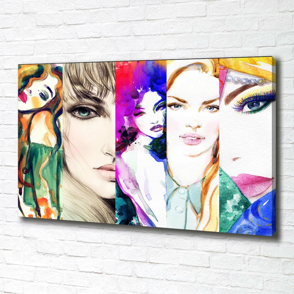 Tableau sur toile Portraits de femmes