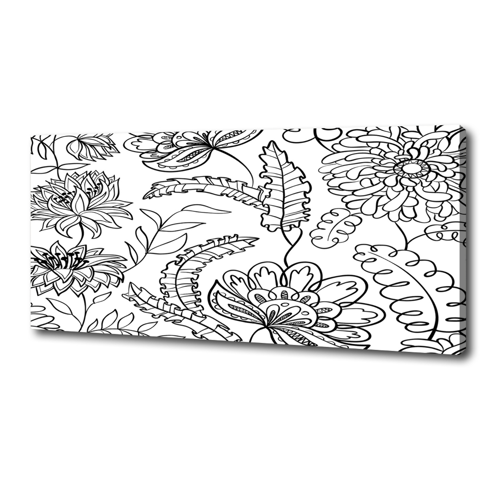 Tableau mural sur toile Design floral