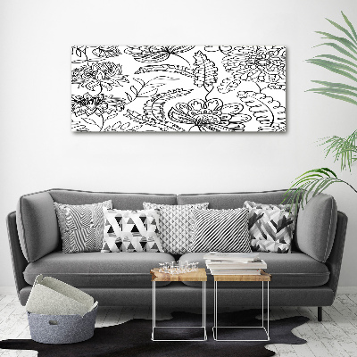 Tableau mural sur toile Design floral