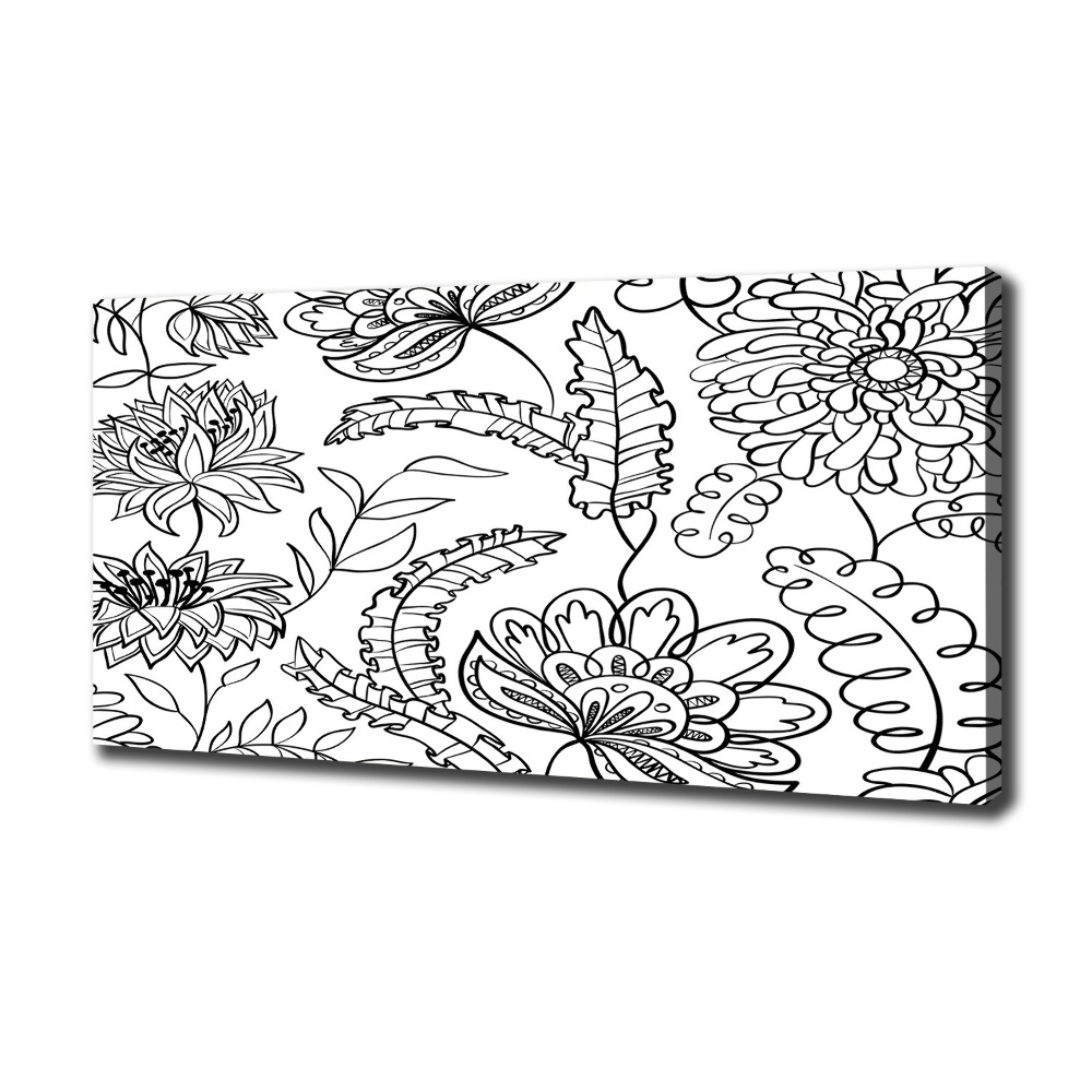 Tableau mural sur toile Design floral