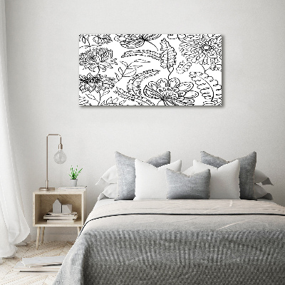 Tableau mural sur toile Design floral