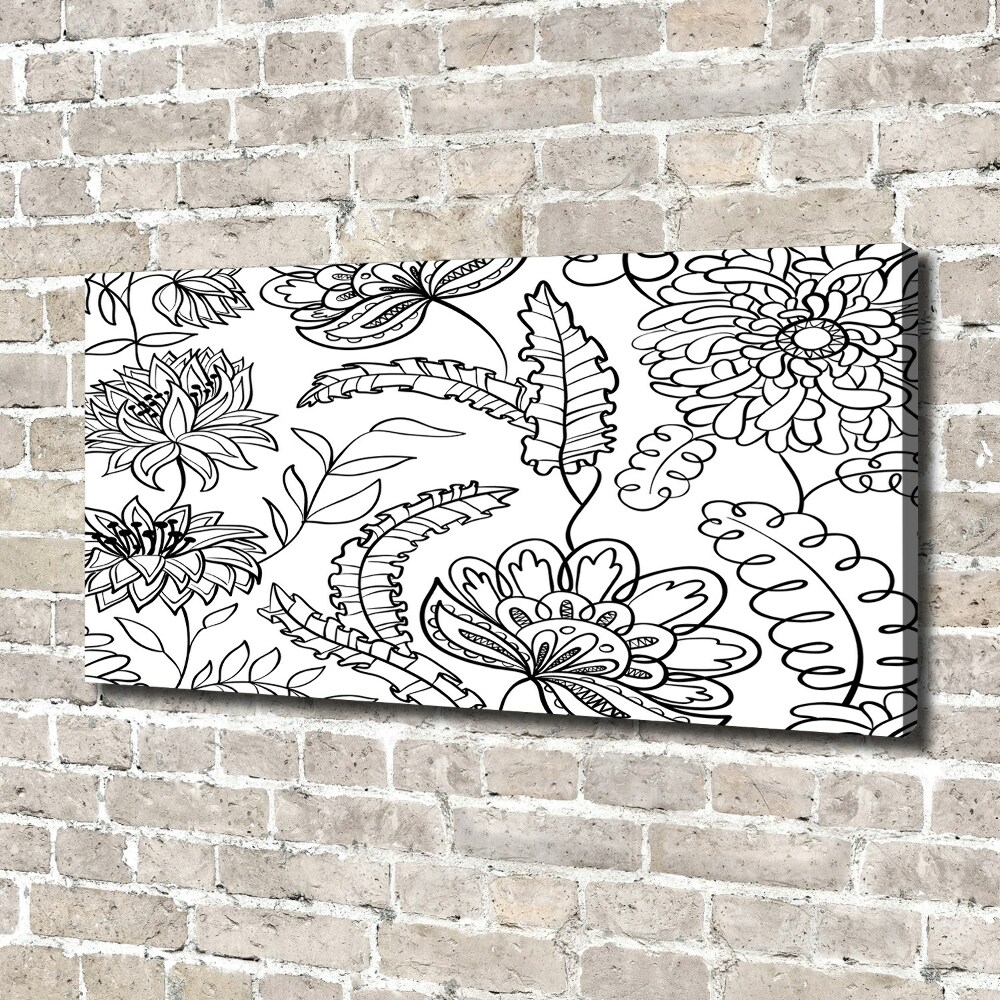 Tableau mural sur toile Design floral