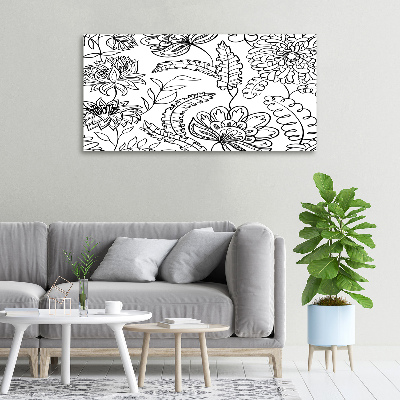 Tableau mural sur toile Design floral