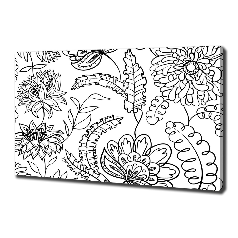 Tableau mural sur toile Design floral