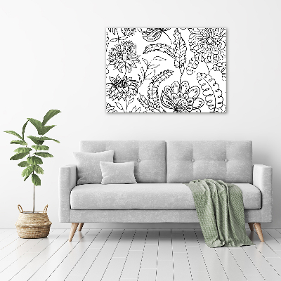 Tableau mural sur toile Design floral