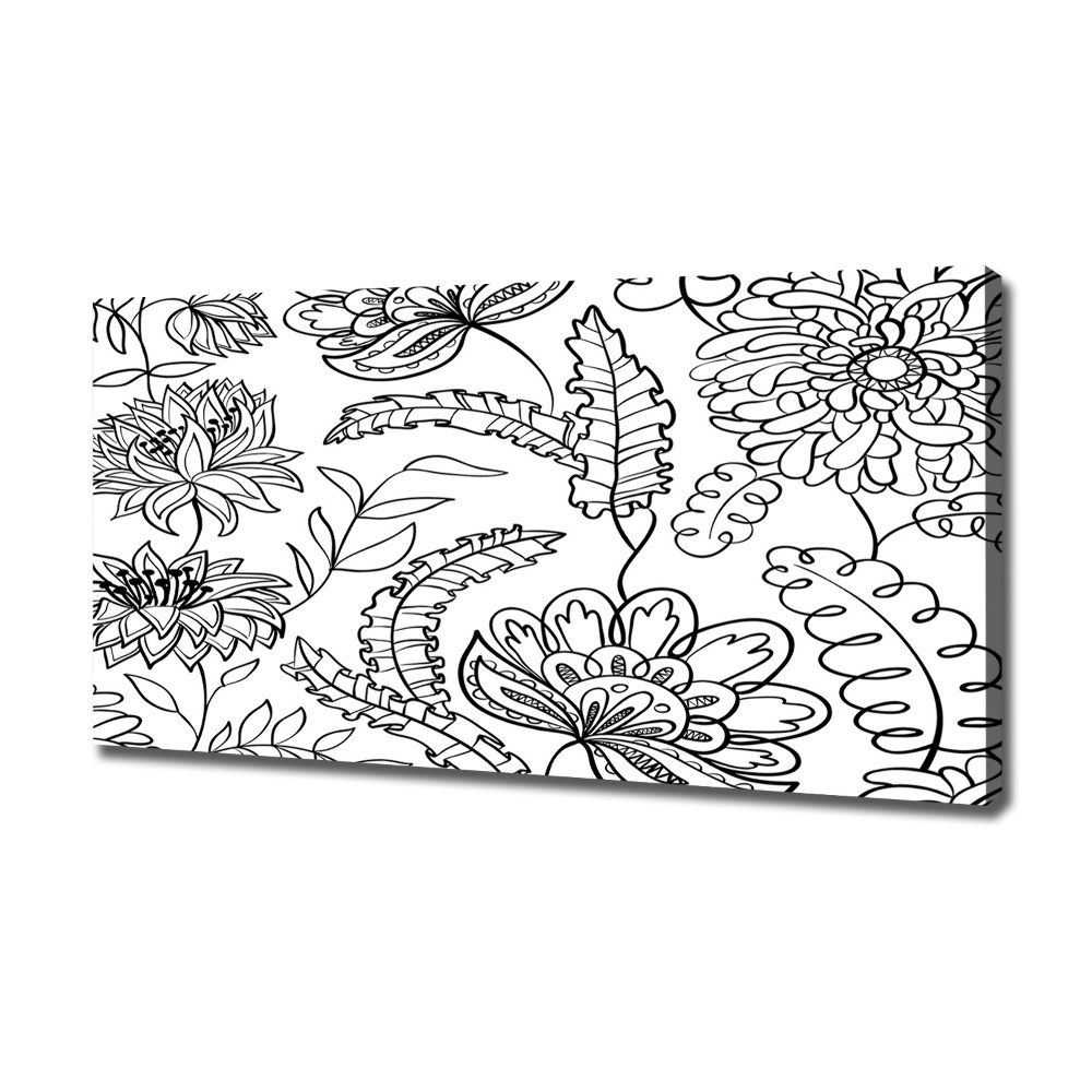 Tableau mural sur toile Design floral