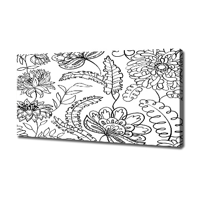 Tableau mural sur toile Design floral