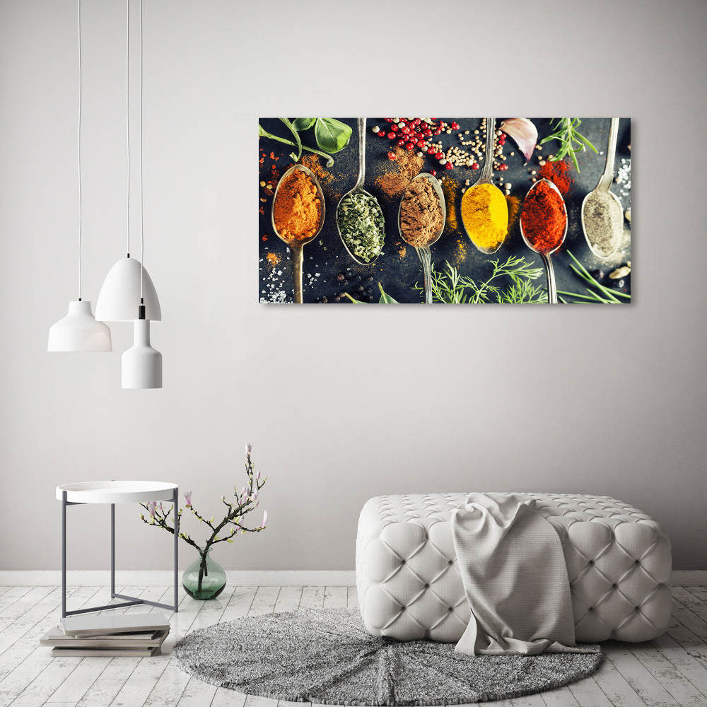 Tableau photo sur toile Épices colorées