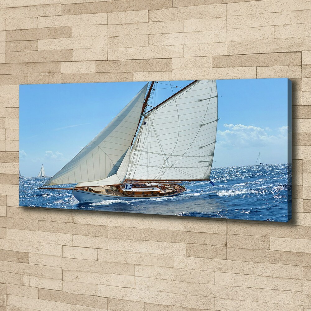 Tableau toile imprimée Yacht