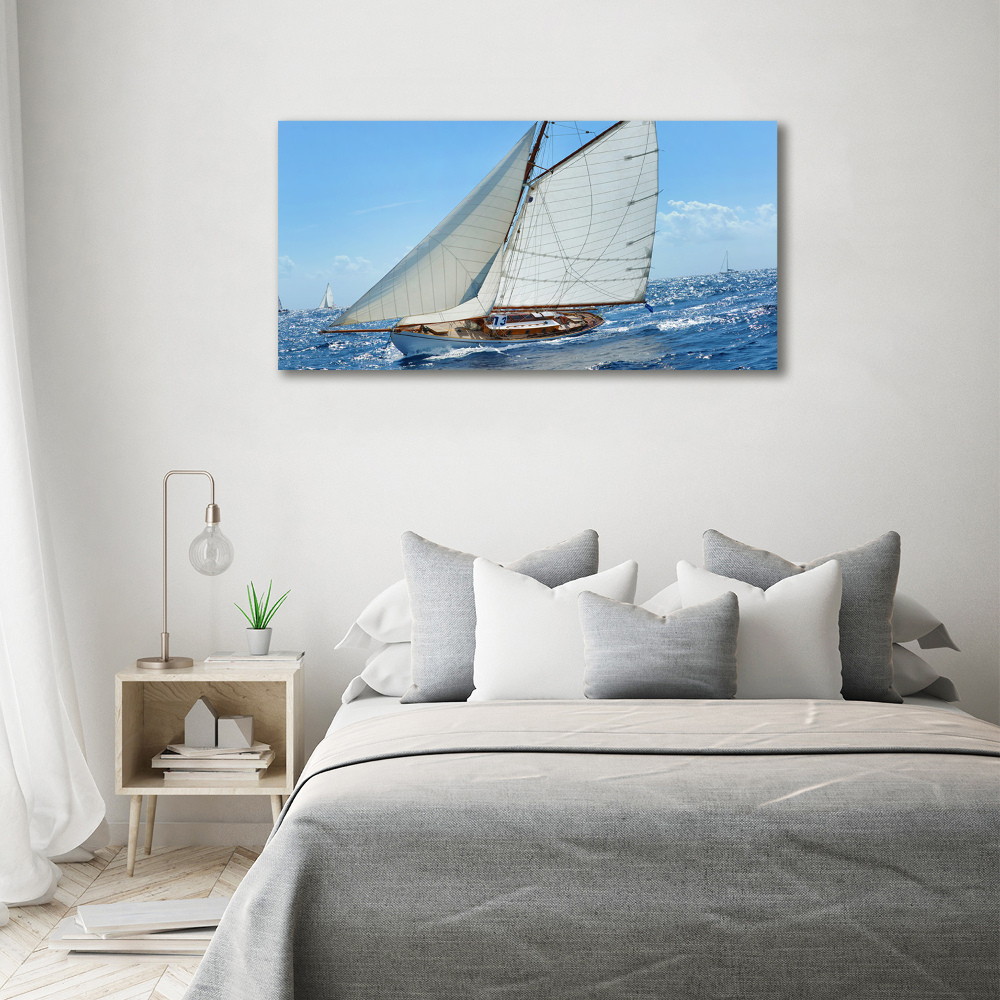 Tableau toile imprimée Yacht