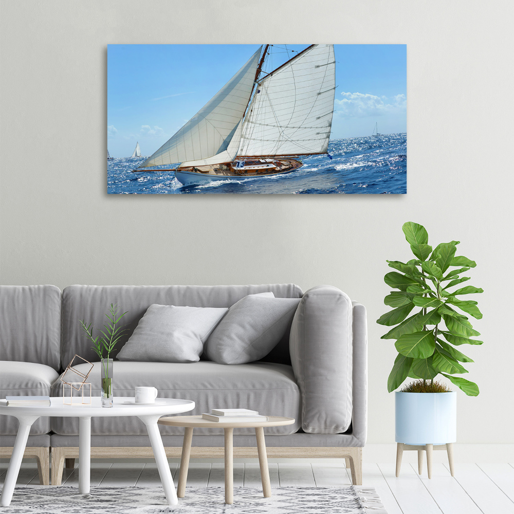 Tableau toile imprimée Yacht