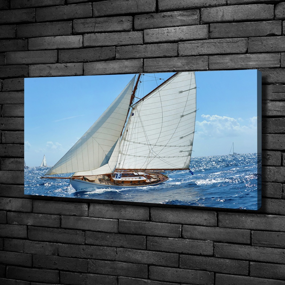 Tableau toile imprimée Yacht