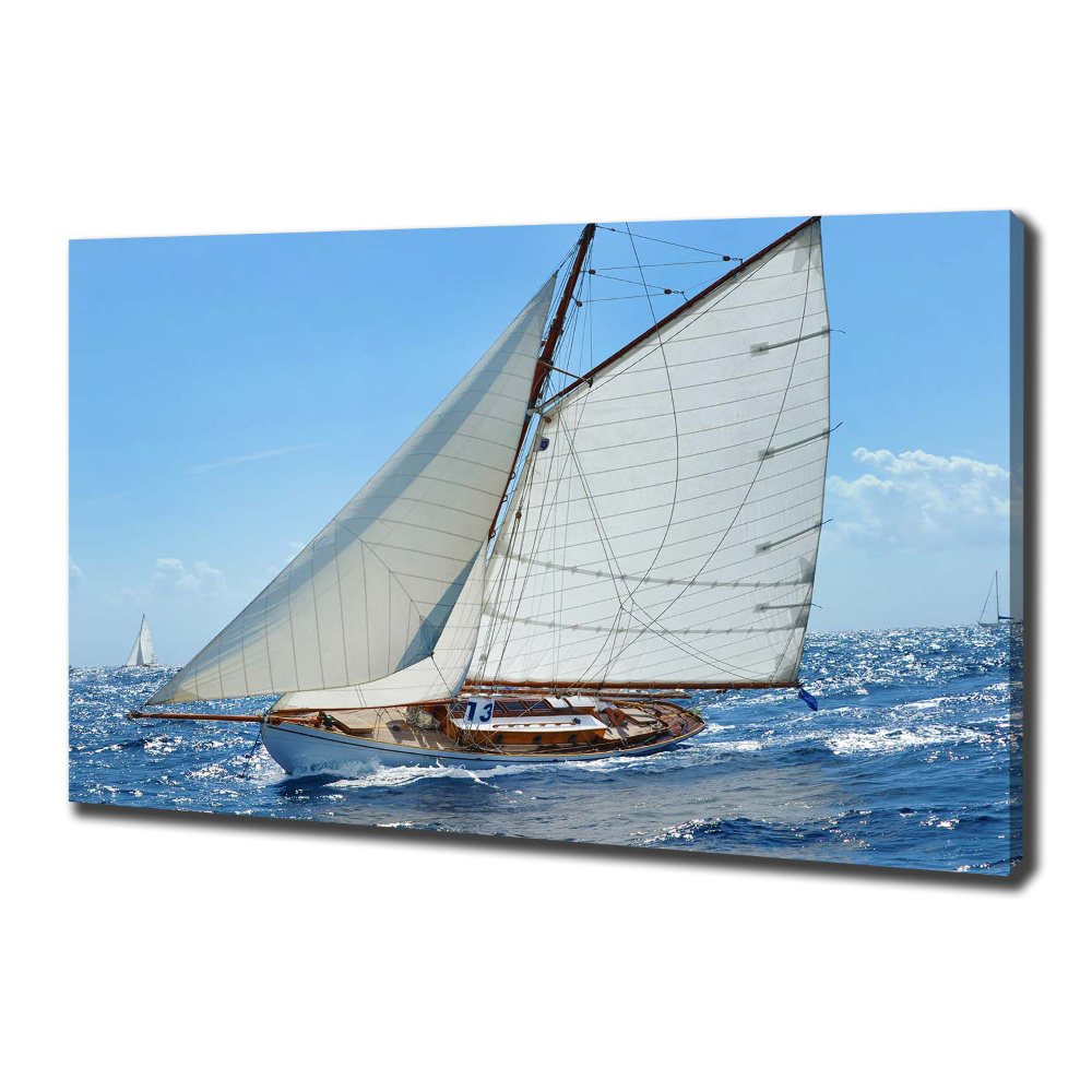 Tableau toile imprimée Yacht