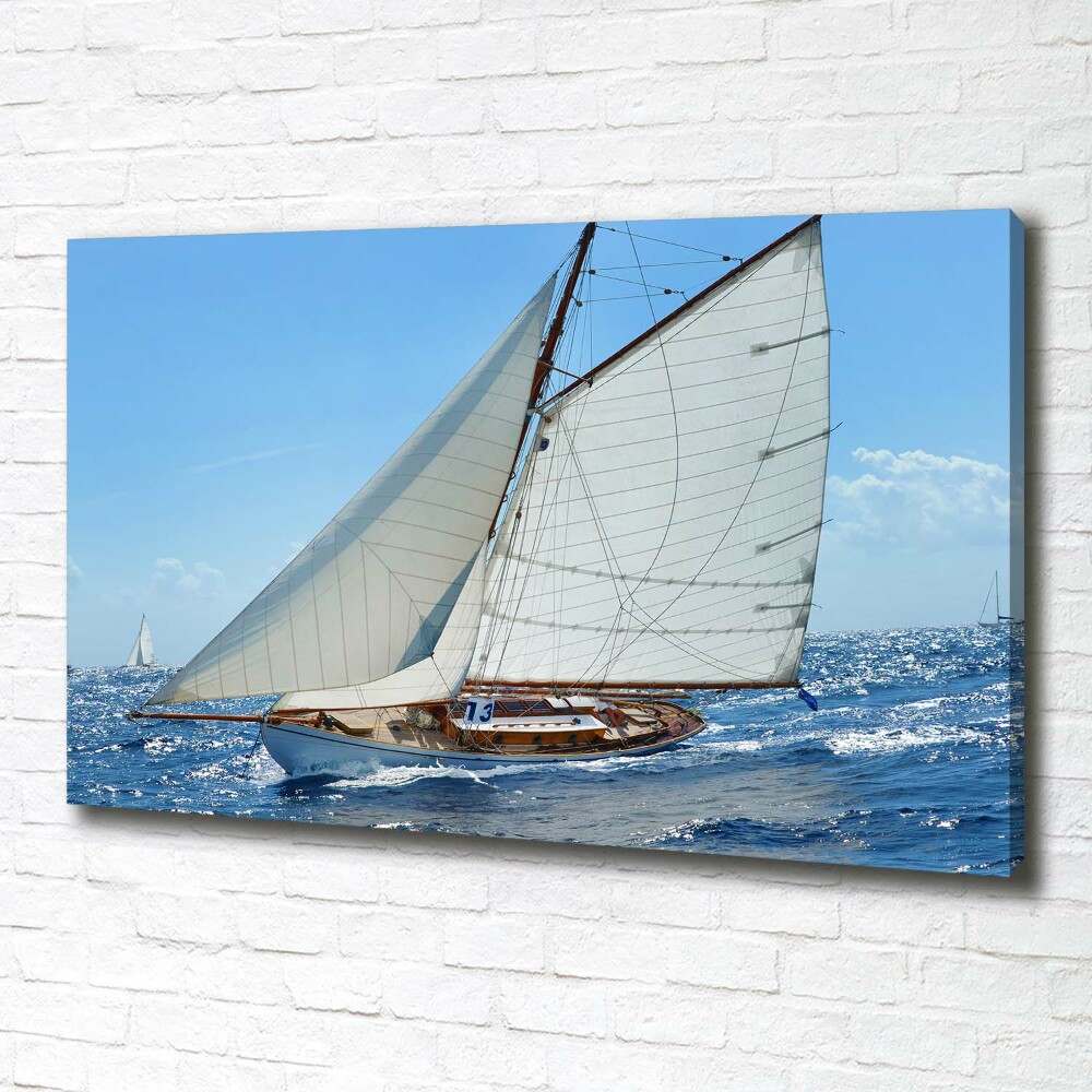 Tableau toile imprimée Yacht