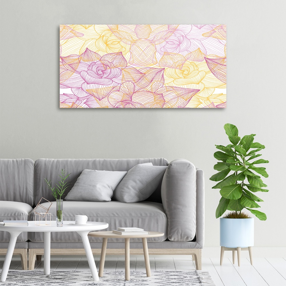 Tableau sur toile Motif floral