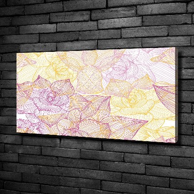 Tableau sur toile Motif floral