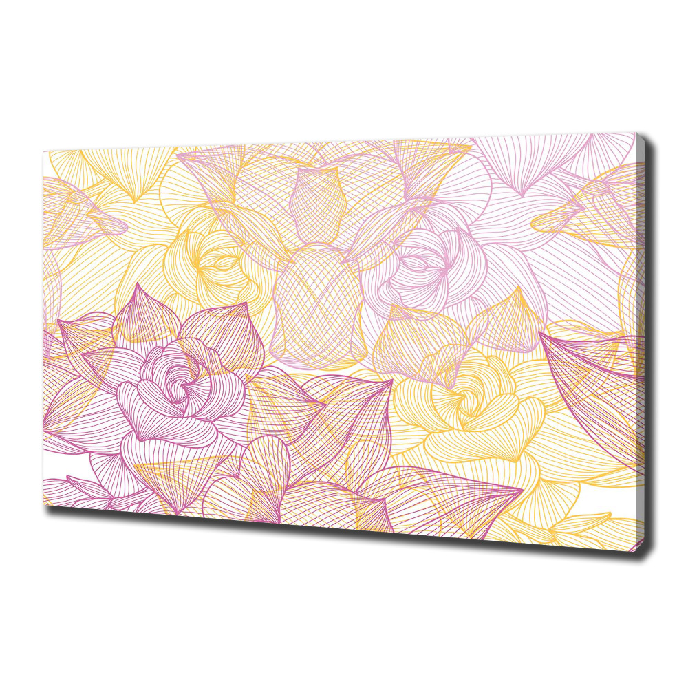 Tableau sur toile Motif floral