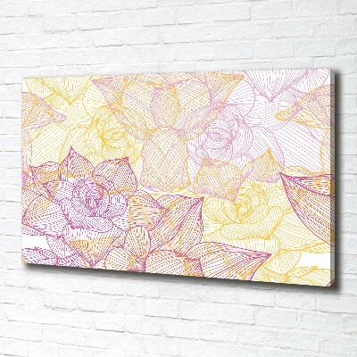 Tableau sur toile Motif floral