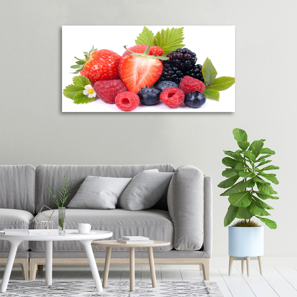 Tableau toile imprimée Fruits de la forêt