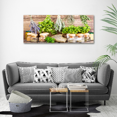 Tableau mural sur toile Herbes sur une ficelle