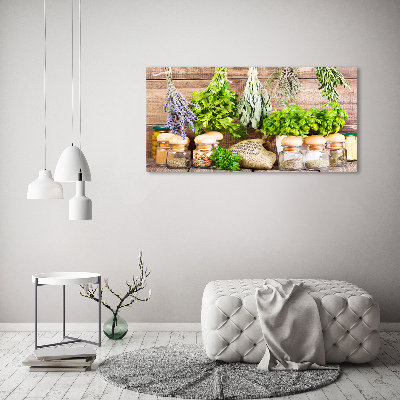 Tableau mural sur toile Herbes sur une ficelle