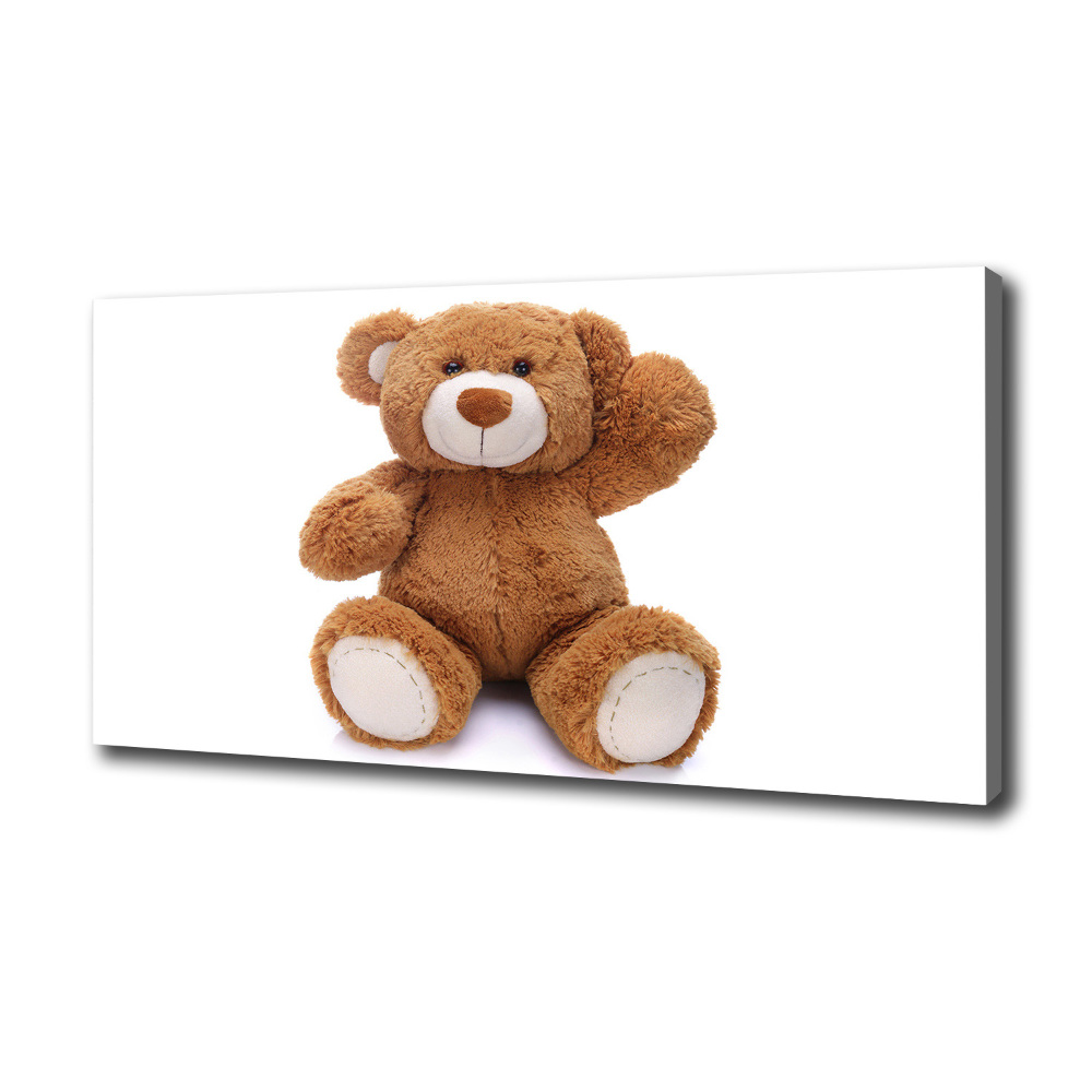 Tableau sur toile Ours en peluche