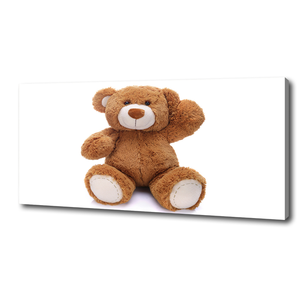 Tableau sur toile Ours en peluche