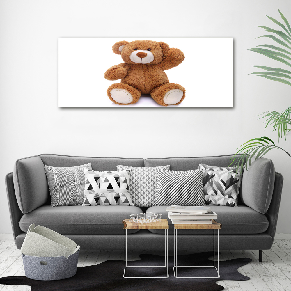 Tableau sur toile Ours en peluche