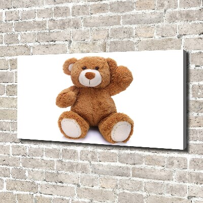 Tableau sur toile Ours en peluche