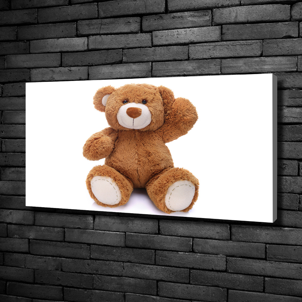 Tableau sur toile Ours en peluche