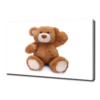 Tableau sur toile Ours en peluche