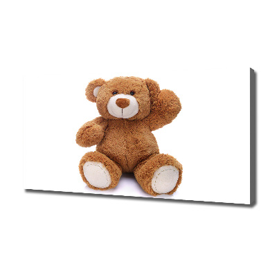 Tableau sur toile Ours en peluche