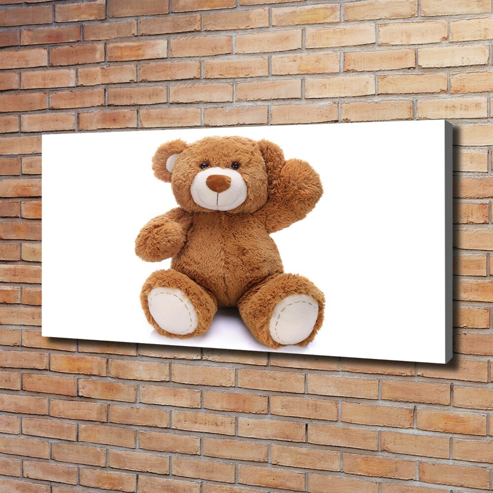 Tableau sur toile Ours en peluche