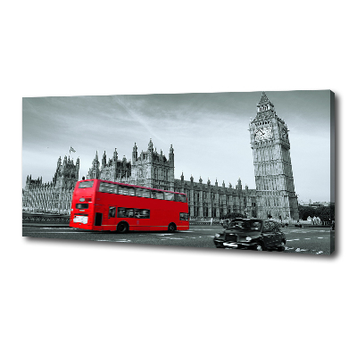 Tableau photo sur toile Londres en bus