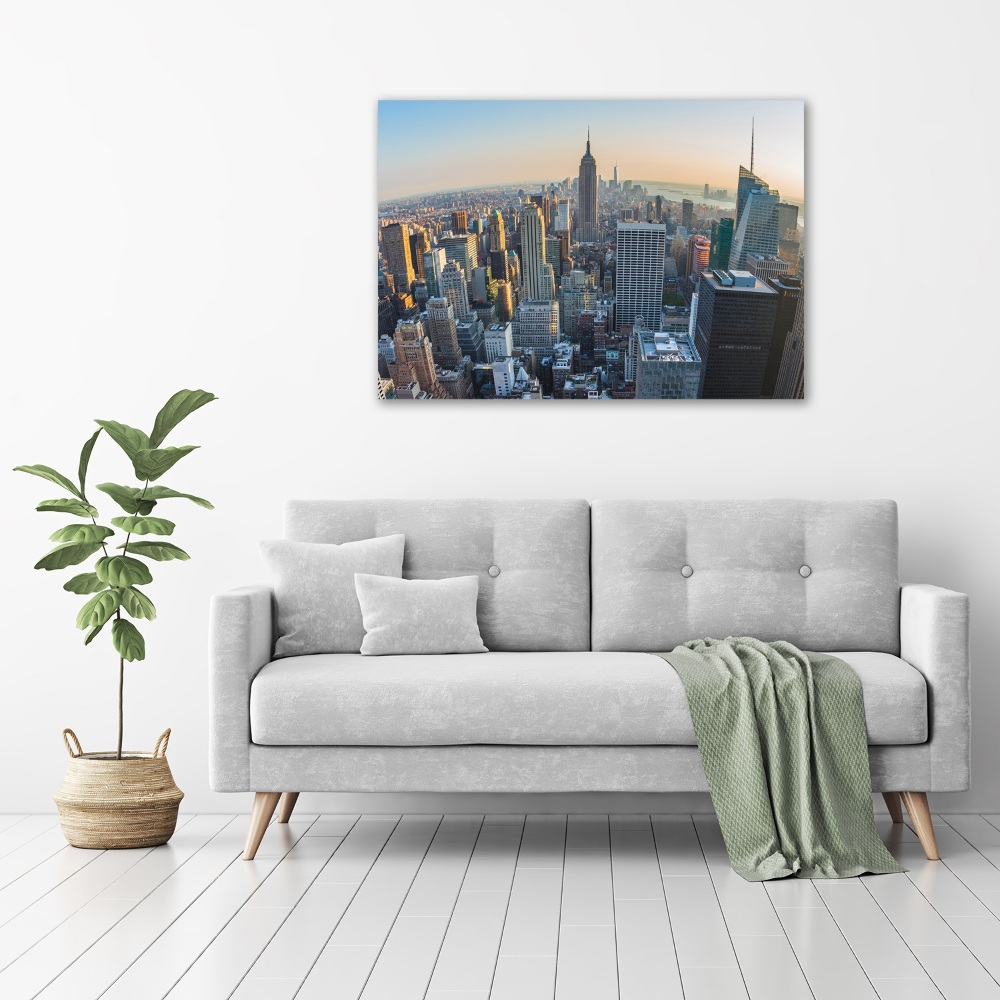 Tableau imprimé sur toile Manhattan NY