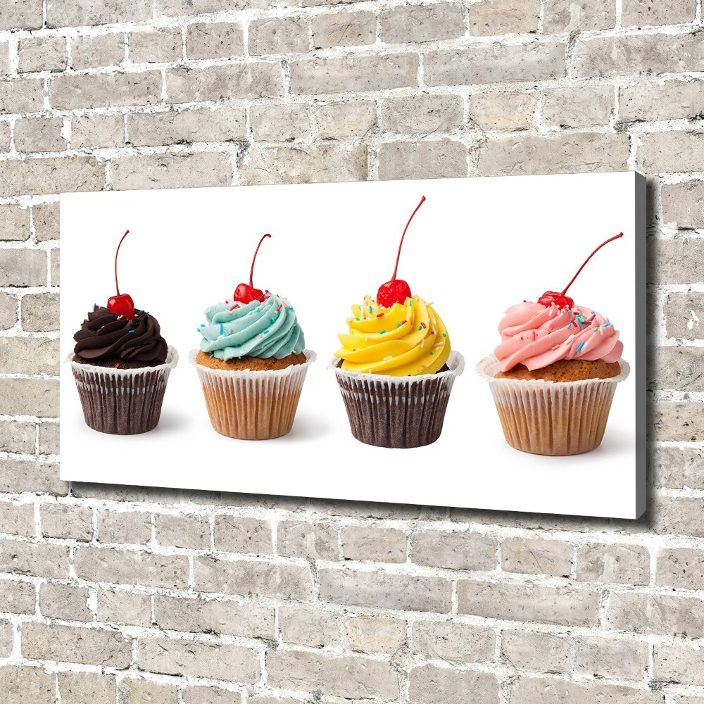 Tableau toile imprimée Cupcakes