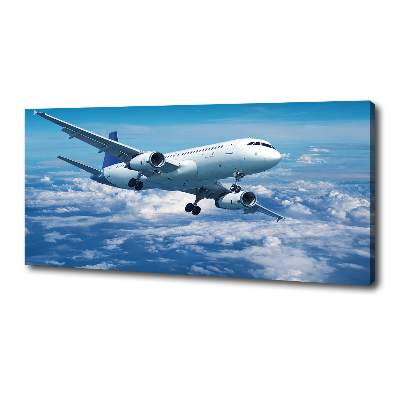 Tableau photo sur toile Avion dans les nuages